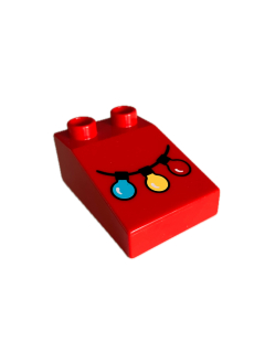 Lego® Duplo® kostka se světýlkama červená